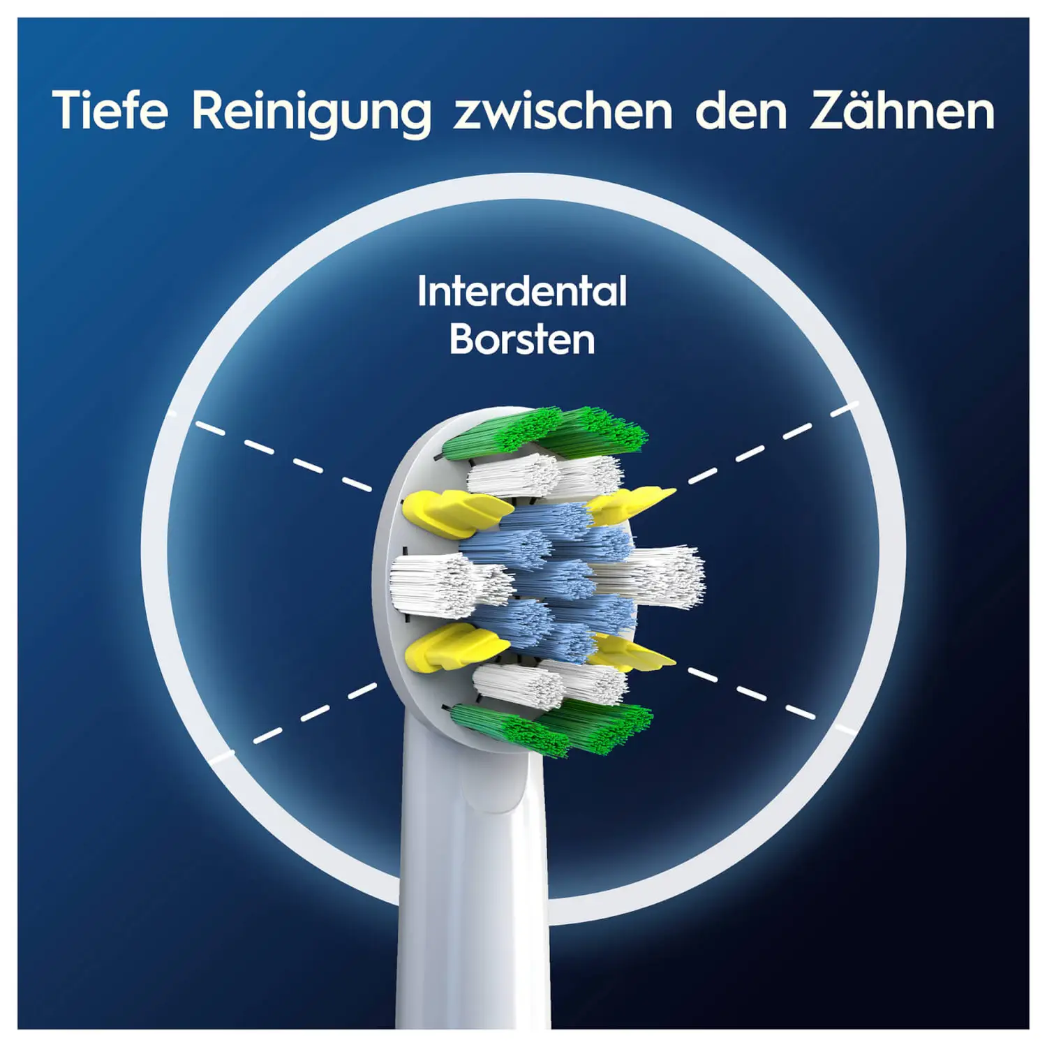 4 OralB PRO Tiefenreinigung Zahnbuerstenaufsaetze