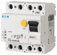 Eaton Electric FI-Schutzschalter allstromsensitiv FRCdM-63/4/003-G/B 63/0,03A 4polig G/B
