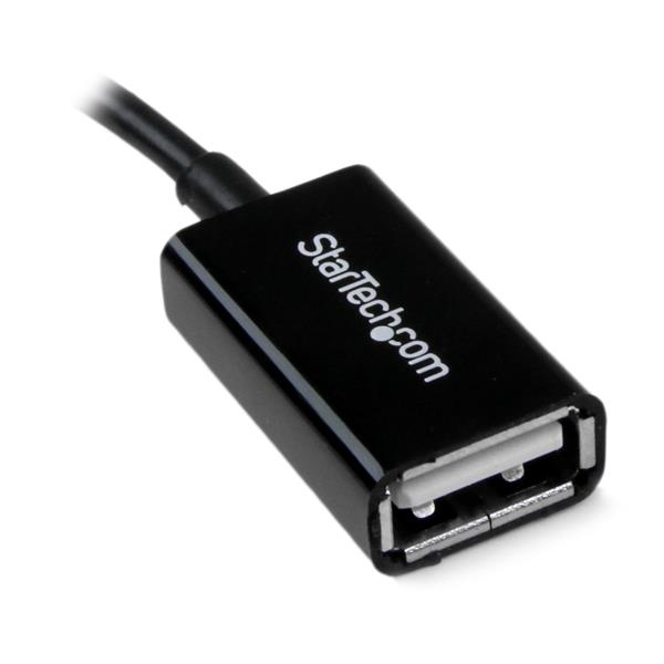 STARTECHCOM 5in Micro USB to USB OTG Host Adapter MF