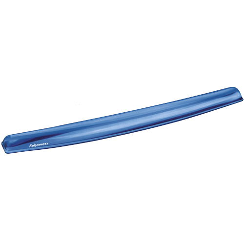 Fellowes Tastatur-Handballenauflage Crystals Gel blau