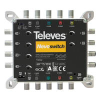 TELEVES Deutschland Guss-Multischalter NEVO MS56C receiverpowered kaskadierbar TELEVES Deutschland Guss-Multischalter NEVO MS56C receiverpowered kaskadierbar
