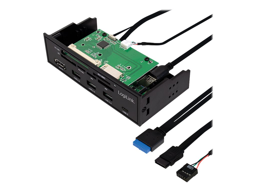 CardReader LogiLink 525 Multifunction Front Panel Kartenleser USB 30