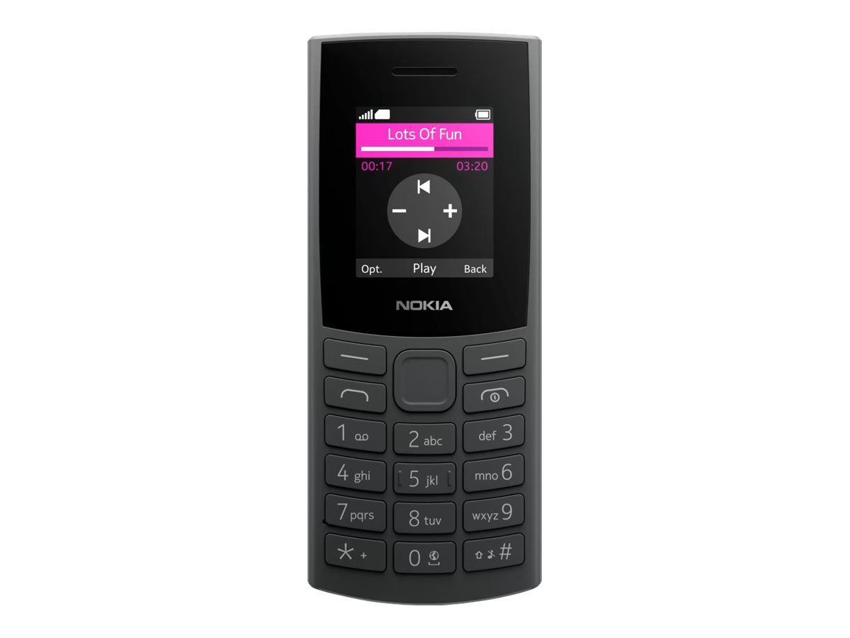 105 4G (2023), Charcoal, Dual SIM, Feature Phone