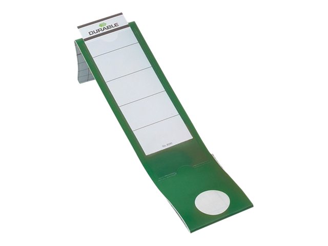 10 DURABLE Ordneretiketten ORDOFIXÂ® grÃ¼n fÃ¼r 7,0 cm RÃ¼ckenbreite