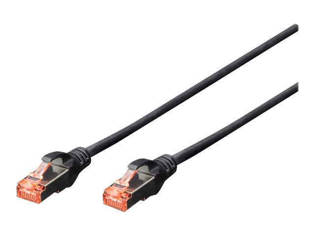 DIGITUS CAT 6 S-FTP Patchkabel Cu LSZH AWG 27/7 Lange 0,5 m 10 Stuck Farbe schwarz DIGITUS CAT 6 S-FTP Patchkabel Cu LSZH AWG 27/7 Lange 0,5 m 10 Stuck Farbe schwarz