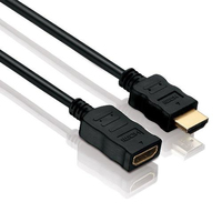 PureLink Verlaengerung, HDMI Stecker/Buchse mit Ethernet, BASIC, 0,5m PureLink Verlaengerung, HDMI Stecker/Buchse mit Ethernet, BASIC, 0,5m