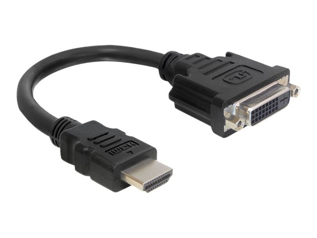 Delock Adapter HDMI Stecker DVI 245 Buchse 20 cm