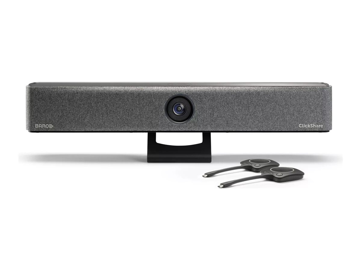 BARCO ClickShare Bar Pro mit 2 Buttons 4K fuer kleine und mittlelgrosse Raeume BARCO ClickShare Bar Pro mit 2 Buttons 4K fuer kleine und mittlelgrosse Raeume