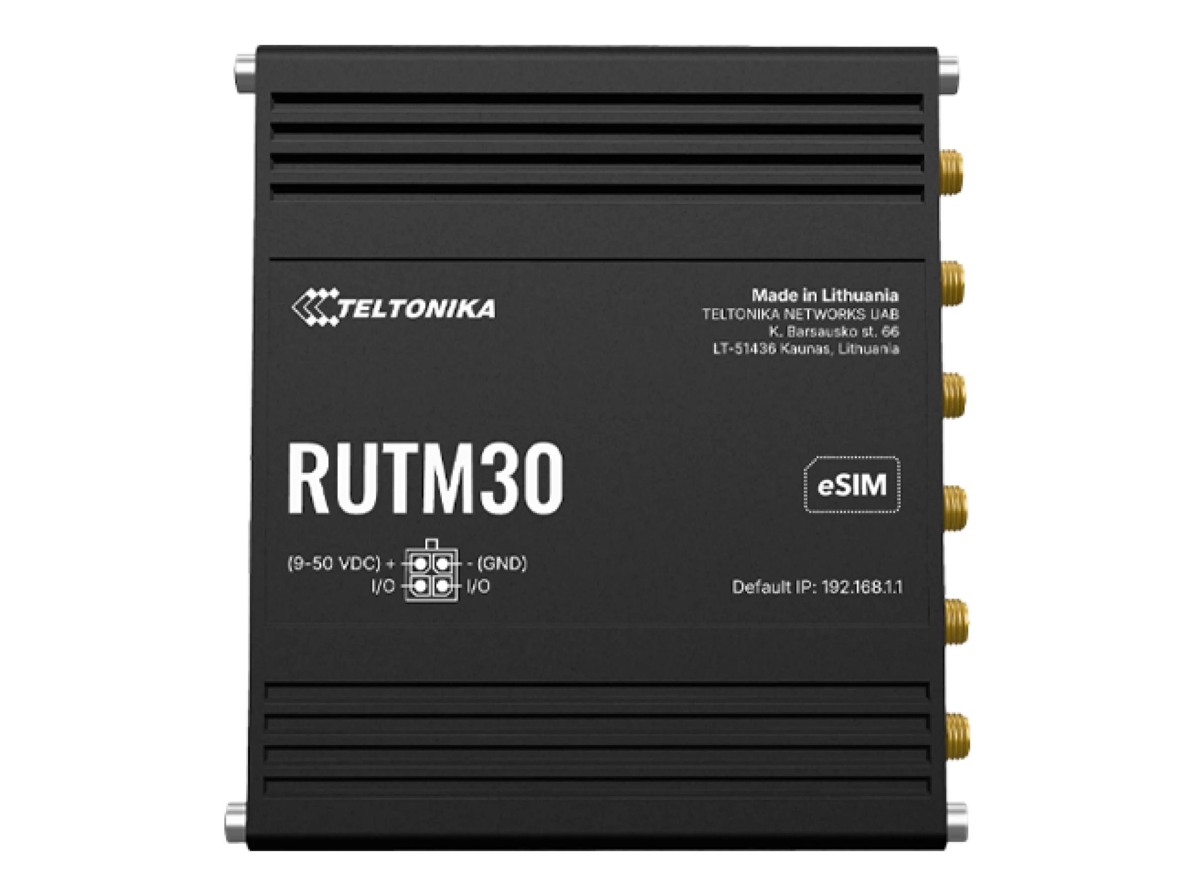 TELTONIKA NETWORKS RUTM30 DUAL SIM eSIM 5G4GLTE3G Router