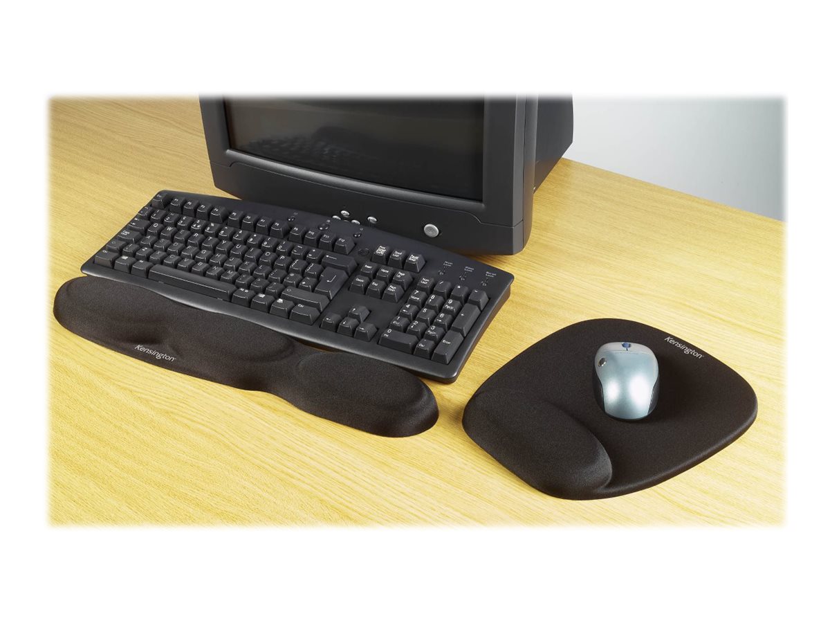Kensington Mousepad mit Handgelenkauflage schwarz