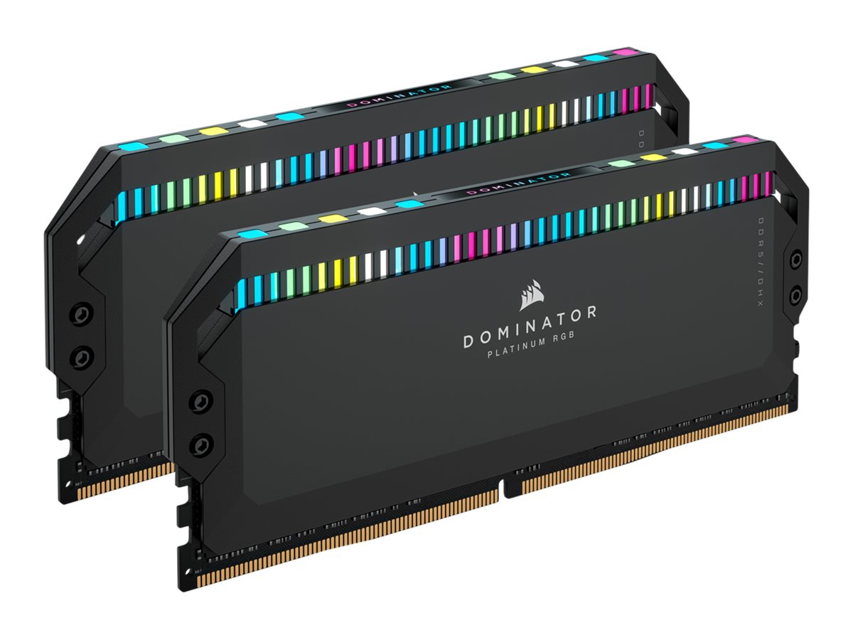 CORSAIR RAM Dominator Platinum RGB - 64 GB (2 x 32 GB Kit) - DDR5 5600 DIMM CL40