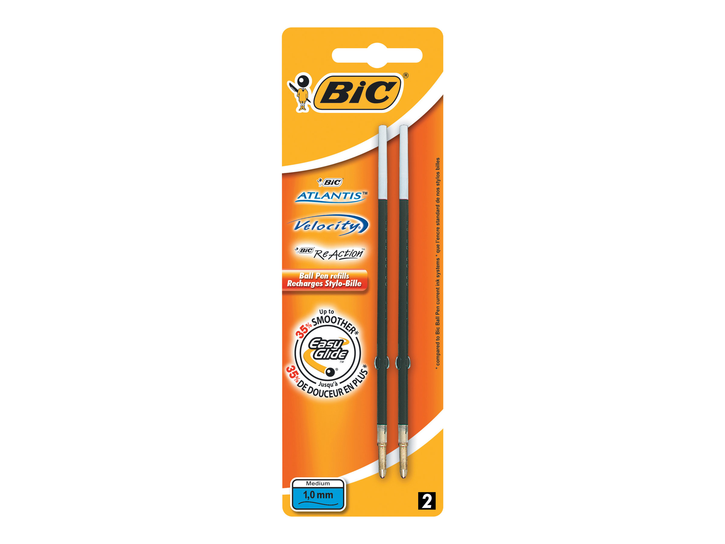 BIC X‑Smooth Nachfüllpatrone Schwarz 1 mm