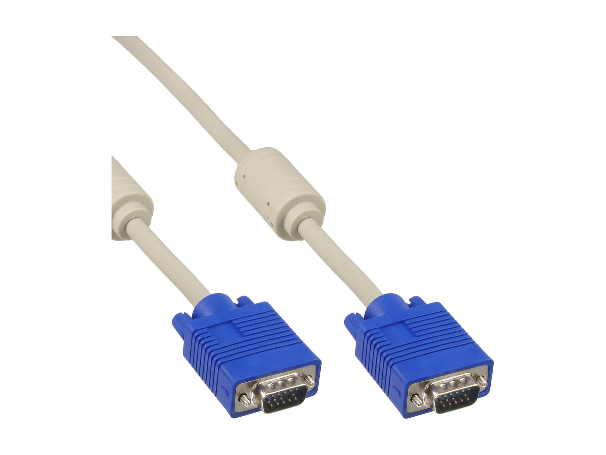 INLINE S-VGA Kabel 15pol HD Stecker / Stecker beige 1.5m