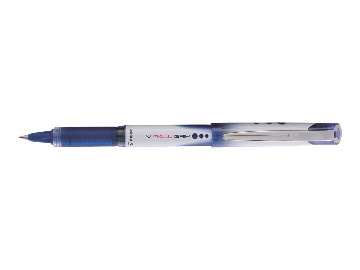 PILOT V-BALL GRIP 07 Tintenroller blau/silber 0,4 mm, Schreibfarbe: blau, 1 St. PILOT V-BALL GRIP 07 Tintenroller blau/silber 0,4 mm, Schreibfarbe: blau, 1 St.