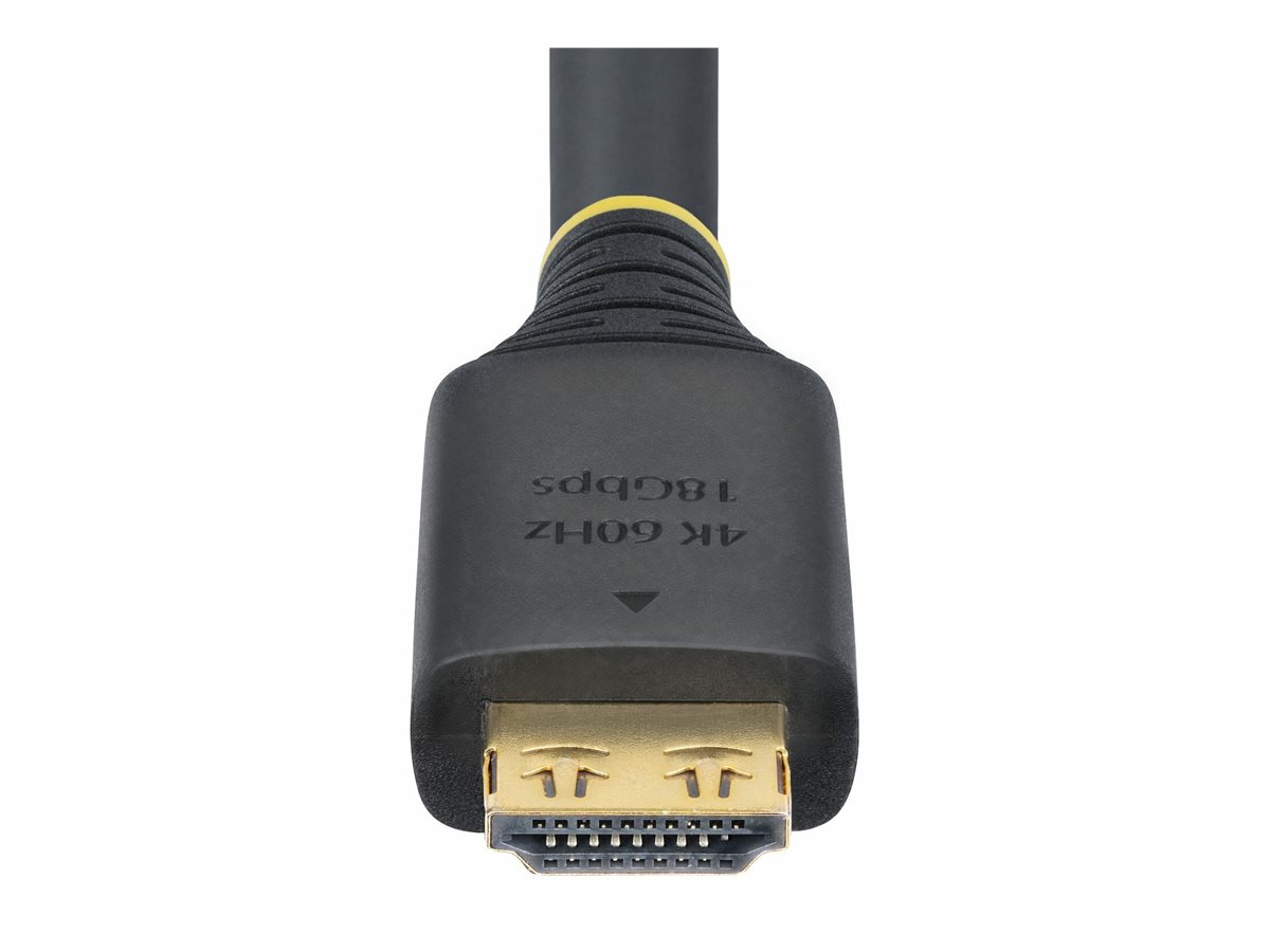 STARTECHCOM 7m High Speed HDMI Kabel mit Griffsteckern 4K 60Hz und 1440p 144Hz 18Gbps UHD HDMI ArceArc Kabel mit TPEMantel