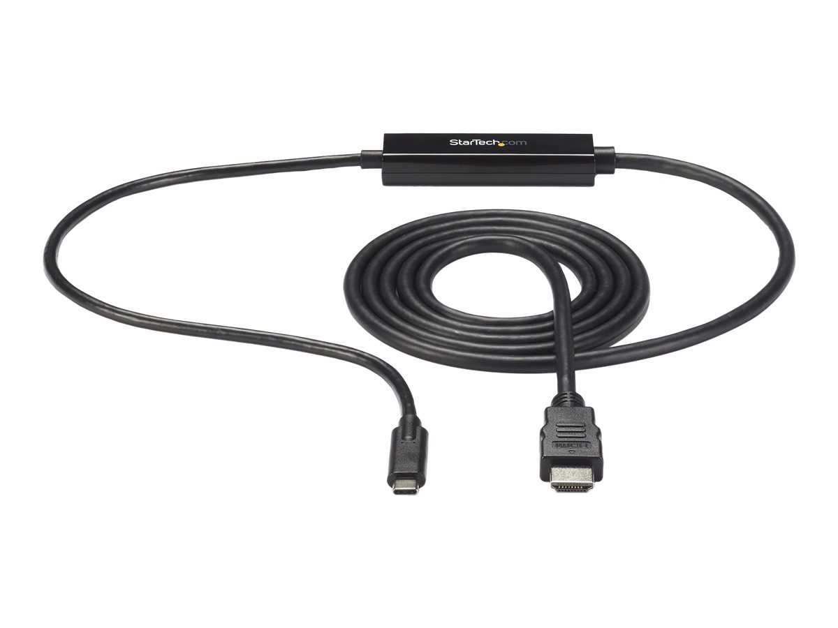 StarTech.com USB C auf HDMI Kabel - 1m - 4K  -Thunderbolt 3 kompatibel - USB Typ C zu HDMI Adapter Kabel - Ultra HD 3840x2160 - externer Videoadapter