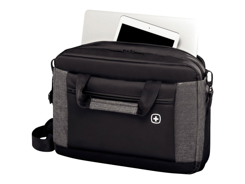 Wenger Underground 16-Zoll-Laptop-Tasche mit Tabletfach - schwarz