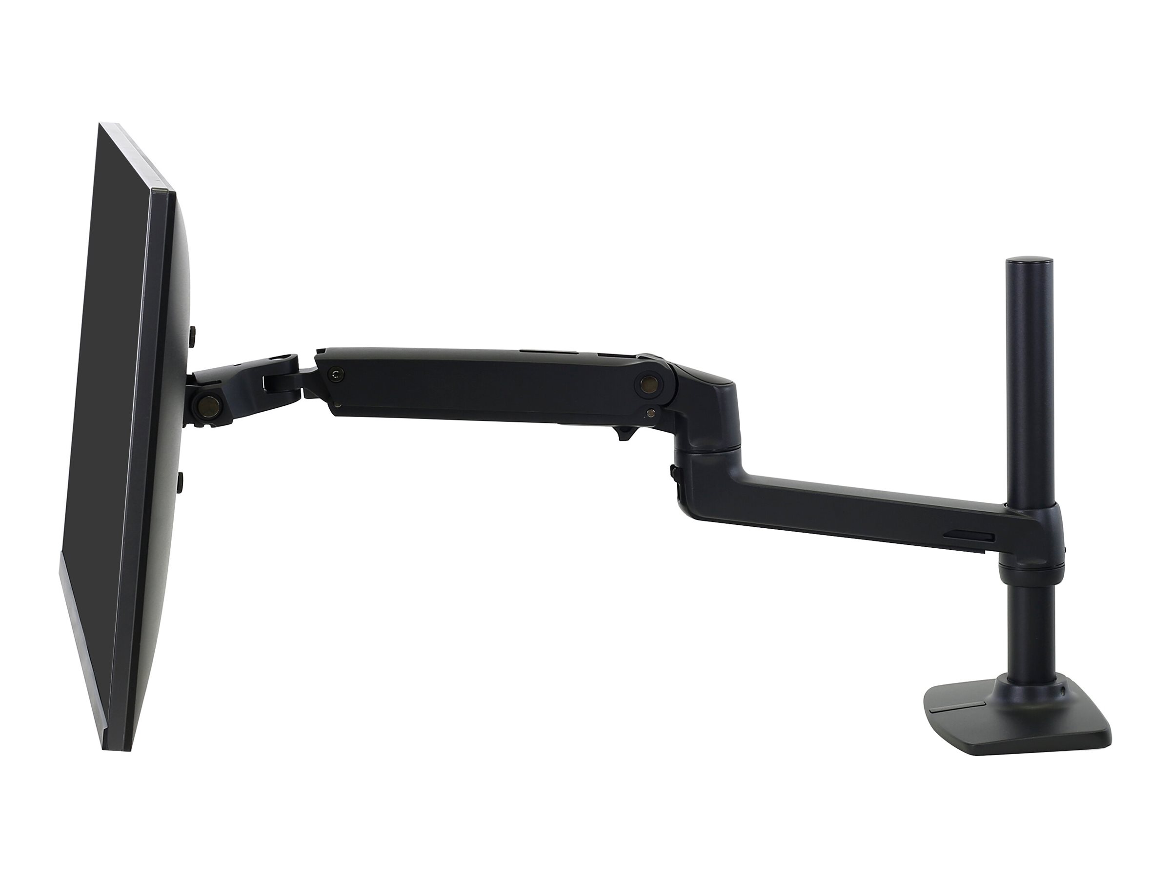 ERGOTRON LX, Desk, Mount, LCD, Monitor, Arm, Tall, Pole, Matte, Black