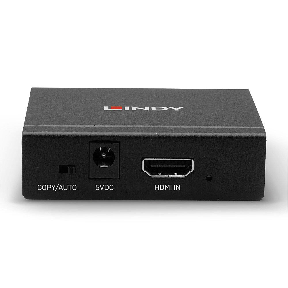 LINDY HDMI 4K Splitter 2 Port 3D 2160p30 HDTV bis 1080p und 4K 3612 Bit HDCP 14