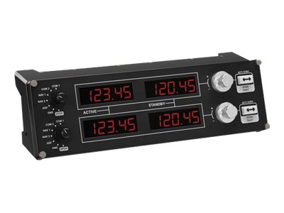 LOGITECH Flight Radio Panel Flight simulator instrument panel wired for PC