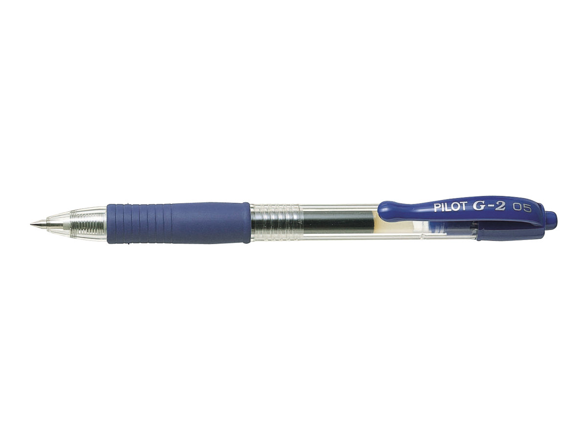 PILOT G2 Gelschreiber blau/transparent 0,3 mm, Schreibfarbe: blau, 1 St. PILOT G2 Gelschreiber blau/transparent 0,3 mm, Schreibfarbe: blau, 1 St.