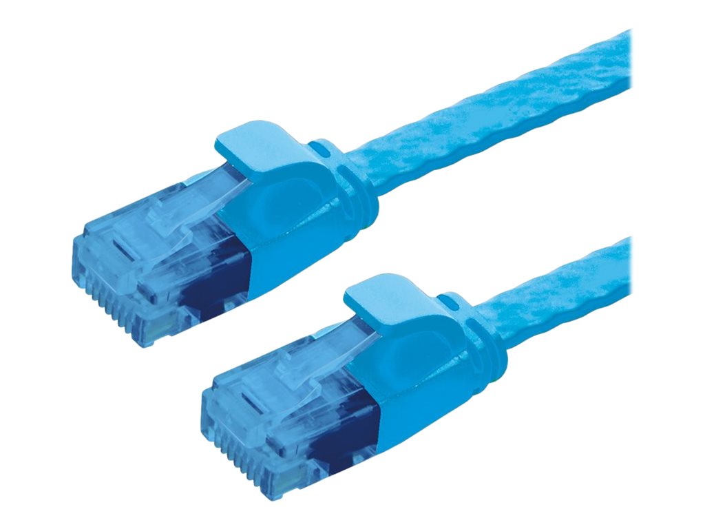VALUE Patchkabel Kat.6A Class EA UTP extra-flach blau 3m