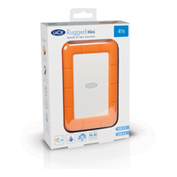LACIE RUGGED MINI USB 3.0 2TB  / Shock rain pressure resistant / 6,4cm 2,5Zoll