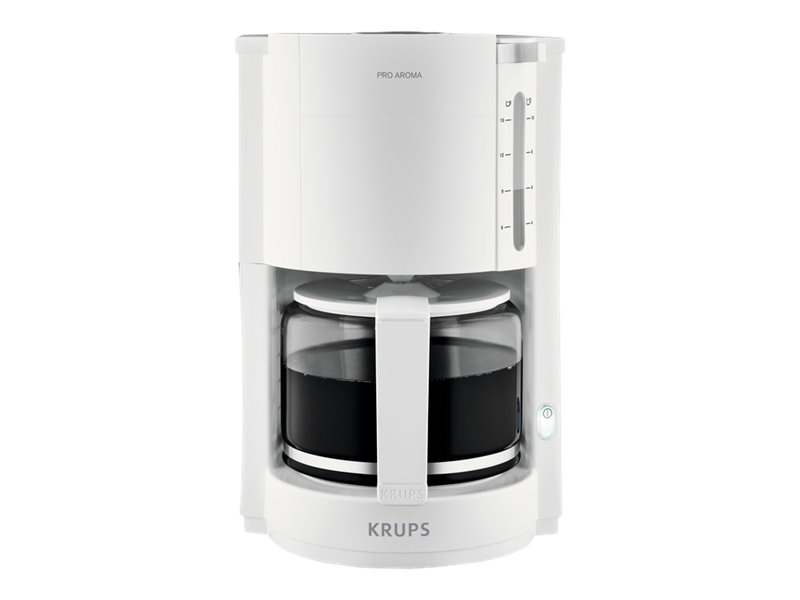 Krups Rowenta Tefal Moulinex Kaffeemaschine ProAroma weiss matt Krups Rowenta Tefal Moulinex Kaffeemaschine ProAroma weiss matt