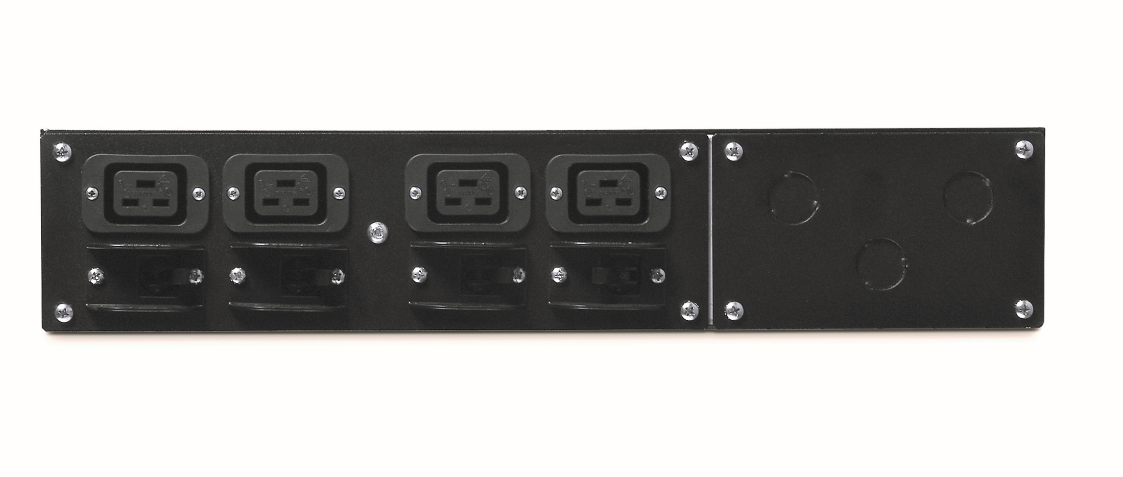 APC Service Bypass Panel Bypass switch rackmountable AC 230V output connectors 4 2U 19 Black