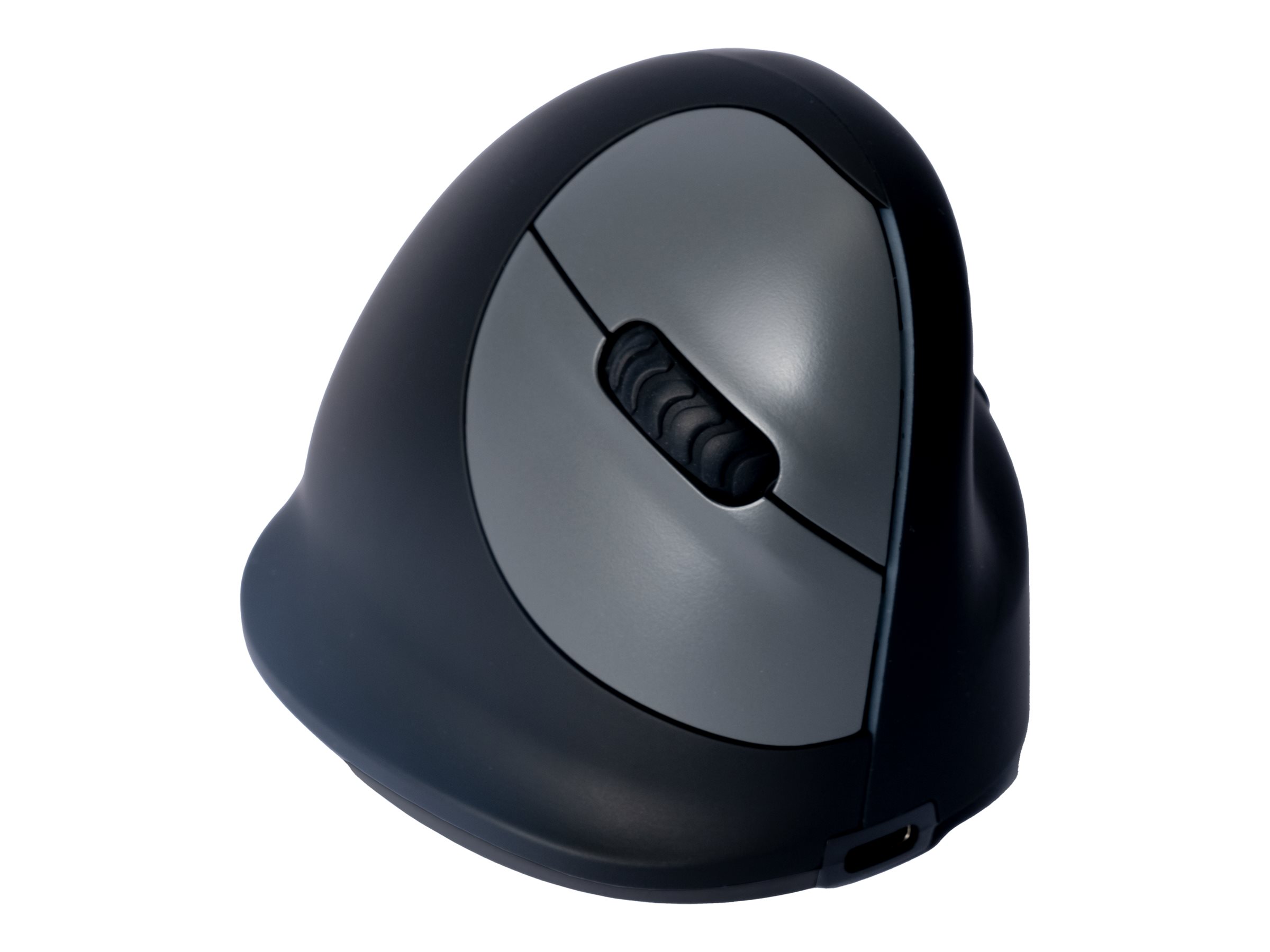 r-go HE Ergo Vertical Mouse Groesse M rechts Maus ergonomisch kabellos schwarz, silber