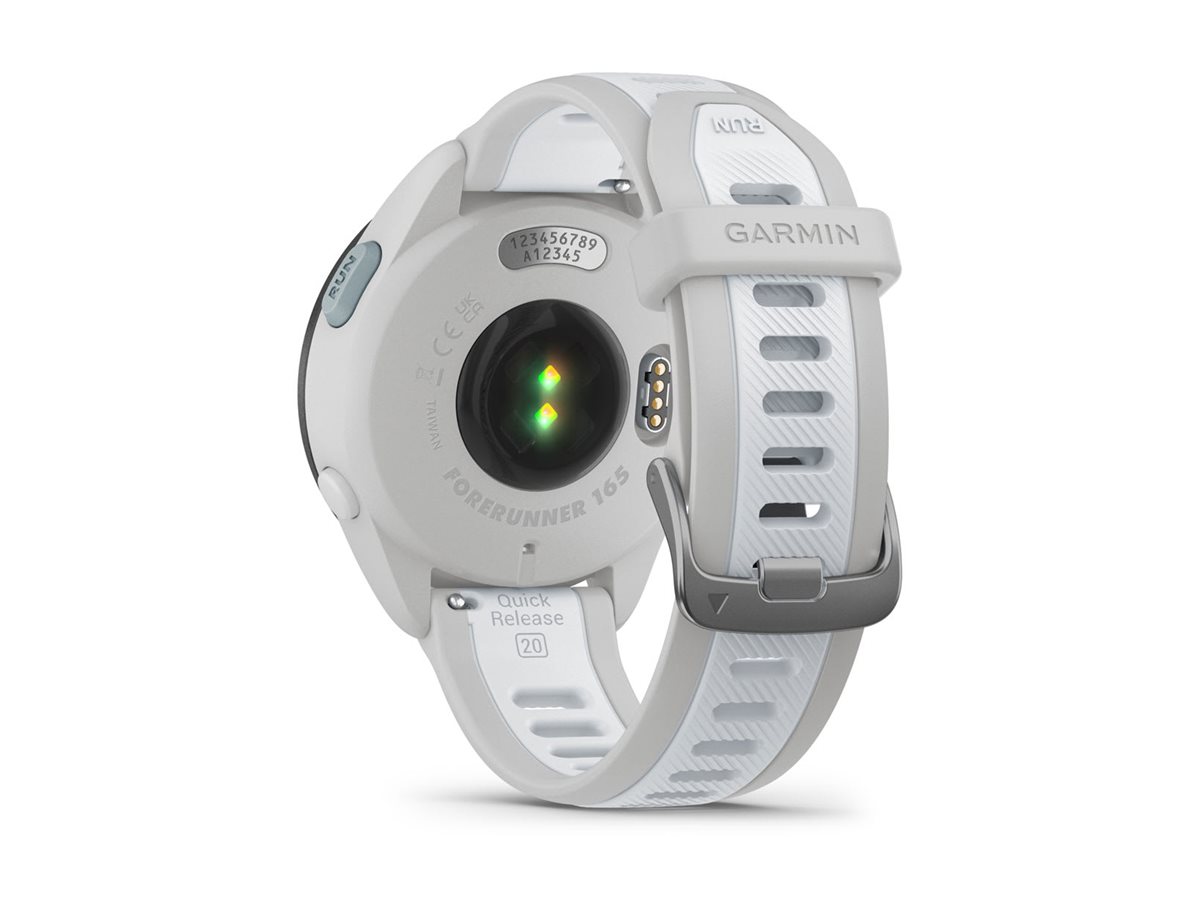 GARMIN Forerunner 165 Smartwatch dunstgrau/steinweiss