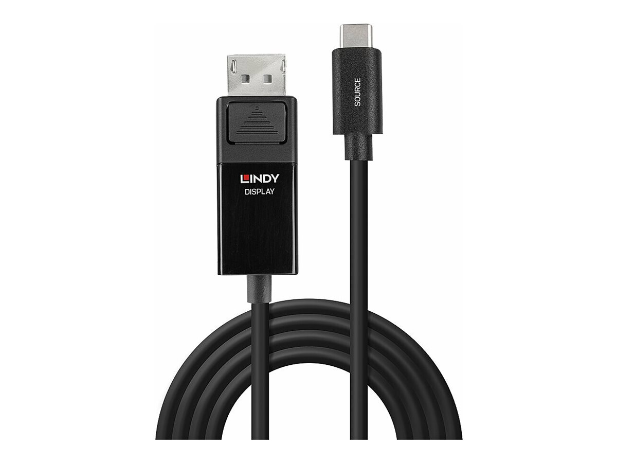 LINDY 3m USB Typ C an DisplayPort 4K60 Adapterkabel mit HDR LINDY 3m USB Typ C an DisplayPort 4K60 Adapterkabel mit HDR