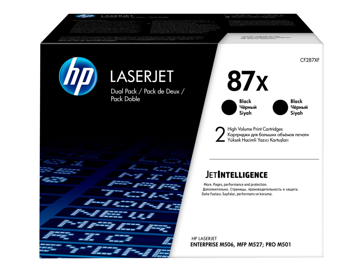 HP 87X (CF287XD) schwarz Tonerkartuschen, 2er-Set