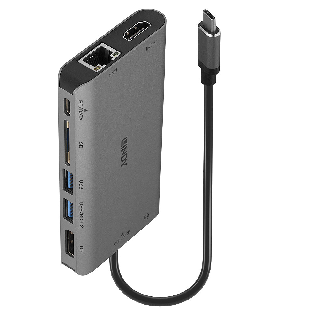 LINDY Verbindet Ihr Notebook über nur ein USB-Kabel Typ C mit Peripheriegeräten