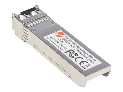 INTELLINET Gigabit SFP+ Mini-GBIC Transceiver 10GBase-SR (LC) Multi-Mode Port Reichweite bis zu 300m Wellenlaenge 850nm INTELLINET Gigabit SFP+ Mini-GBIC Transceiver 10GBase-SR (LC) Multi-Mode Port Reichweite bis zu 300m Wellenlaenge 850nm