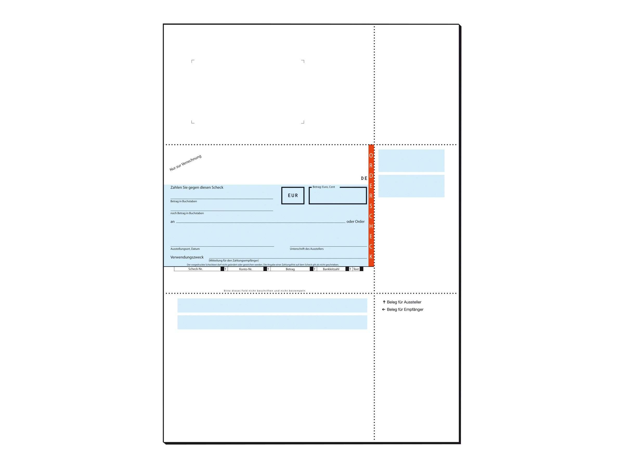SIGEL SEPAOrderscheck Bankformulare ZV535, 100 Blatt