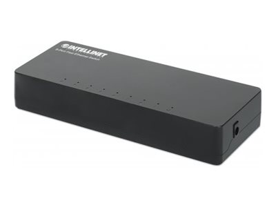 INTELLINET 8-Port Fast Ethernet Switch Desktop-Format Kunststoffgehäuse IEEE 802.3az Energy Efficient Ethernet schwarz INTELLINET 8-Port Fast Ethernet Switch Desktop-Format Kunststoffgehäuse IEEE 802.3az Energy Efficient Ethernet schwarz
