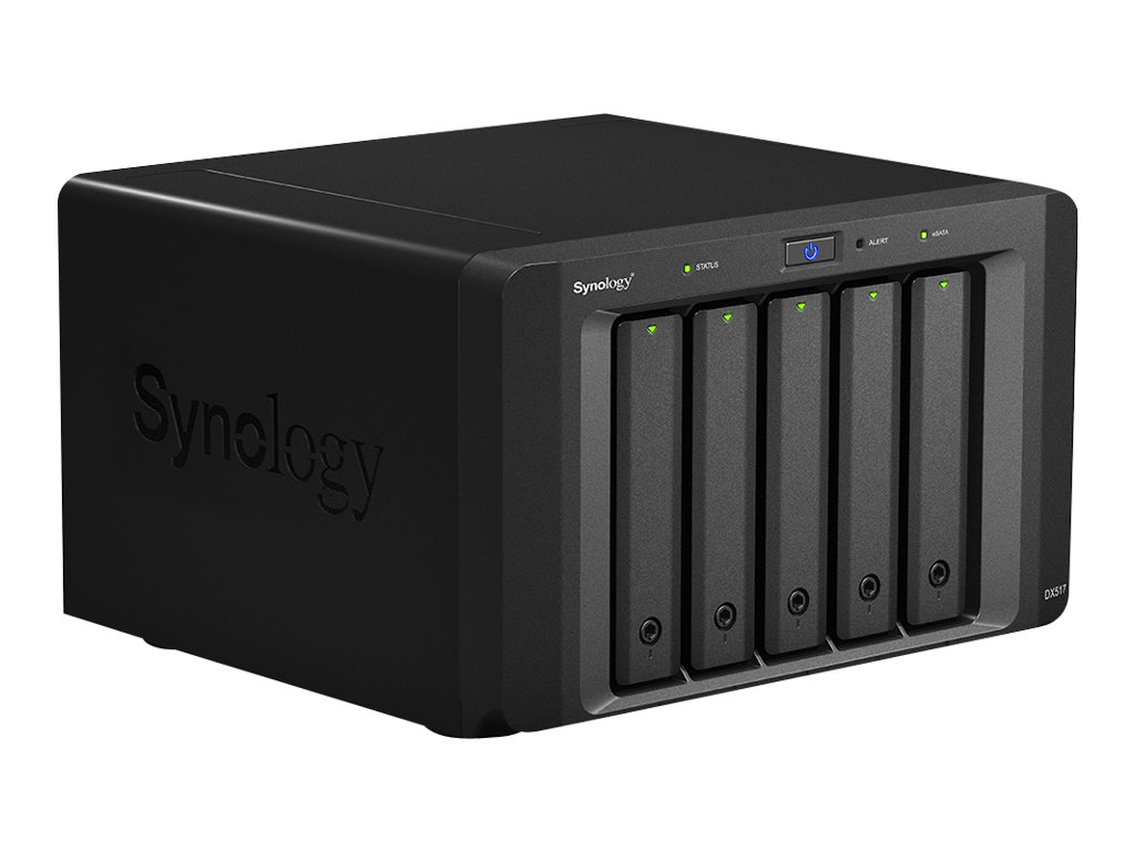 SYNOLOGY DX517 5-Bay HDD-Gehaeuse fuer DS1517+ DS1817+ inkl. Erweiterungskabel