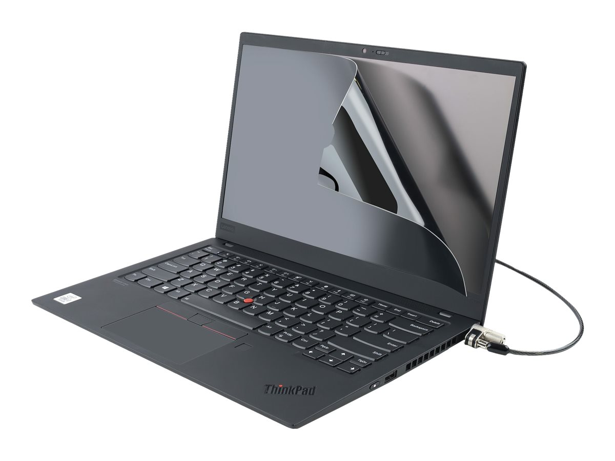 STARTECHCOM 3556cm 14Zoll Laptop Sichtschutzfolie BlickschutzfilterSpionfolie fur Widescreen 169 Laptop AntiSpy 51perc Bl