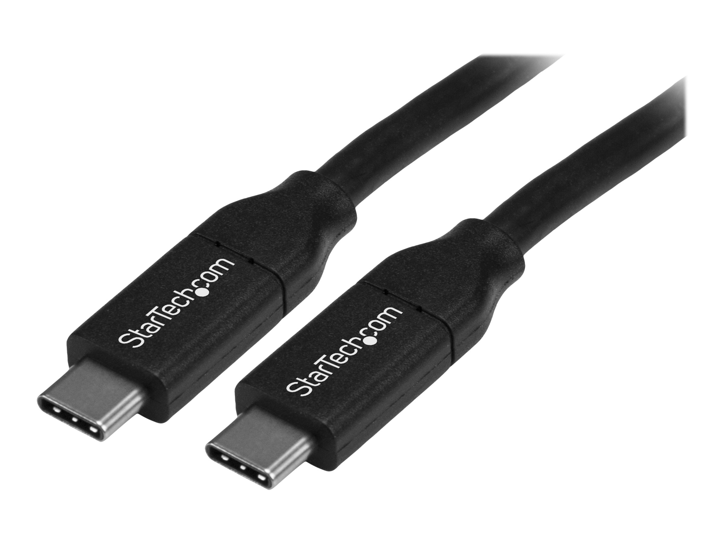 STARTECH.COM USB-C Kabel mit Power Delivery (5A) - St/St - 4m - USB 2.0 - Zertifiziert - USB 2.0 Typ-C Kabel - 100W/5A STARTECH.COM USB-C Kabel mit Power Delivery (5A) - St/St - 4m - USB 2.0 - Zertifiziert - USB 2.0 Typ-C Kabel - 100W/5A