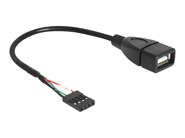 Delock Kabel USB Pin Header Buchse > USB 2.0 Typ-A Buchse 20 cm Delock Kabel USB Pin Header Buchse > USB 2.0 Typ-A Buchse 20 cm