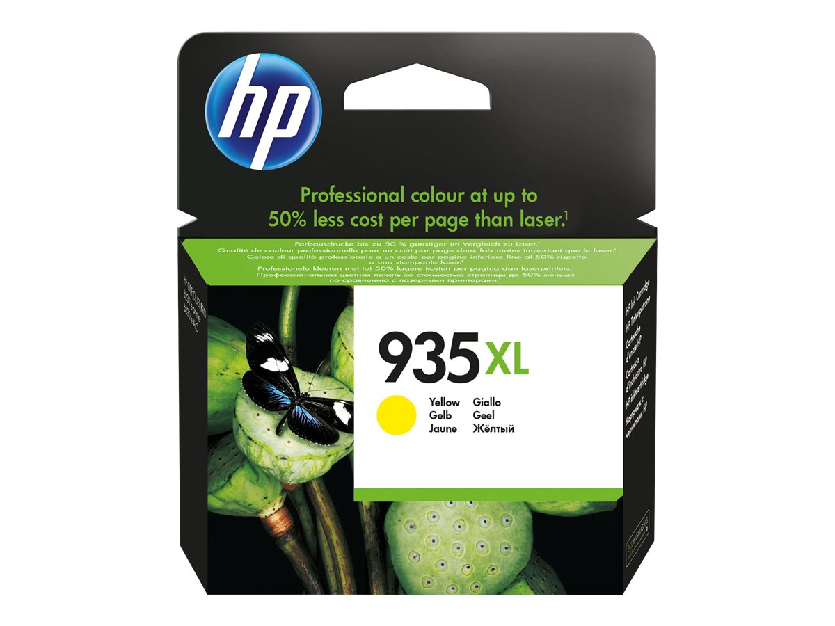 HP 935XL original Ink cartridge C2P26AE BGX yellow high capacity 825 pages 1-pack HP 935XL original Ink cartridge C2P26AE BGX yellow high capacity 825 pages 1-pack