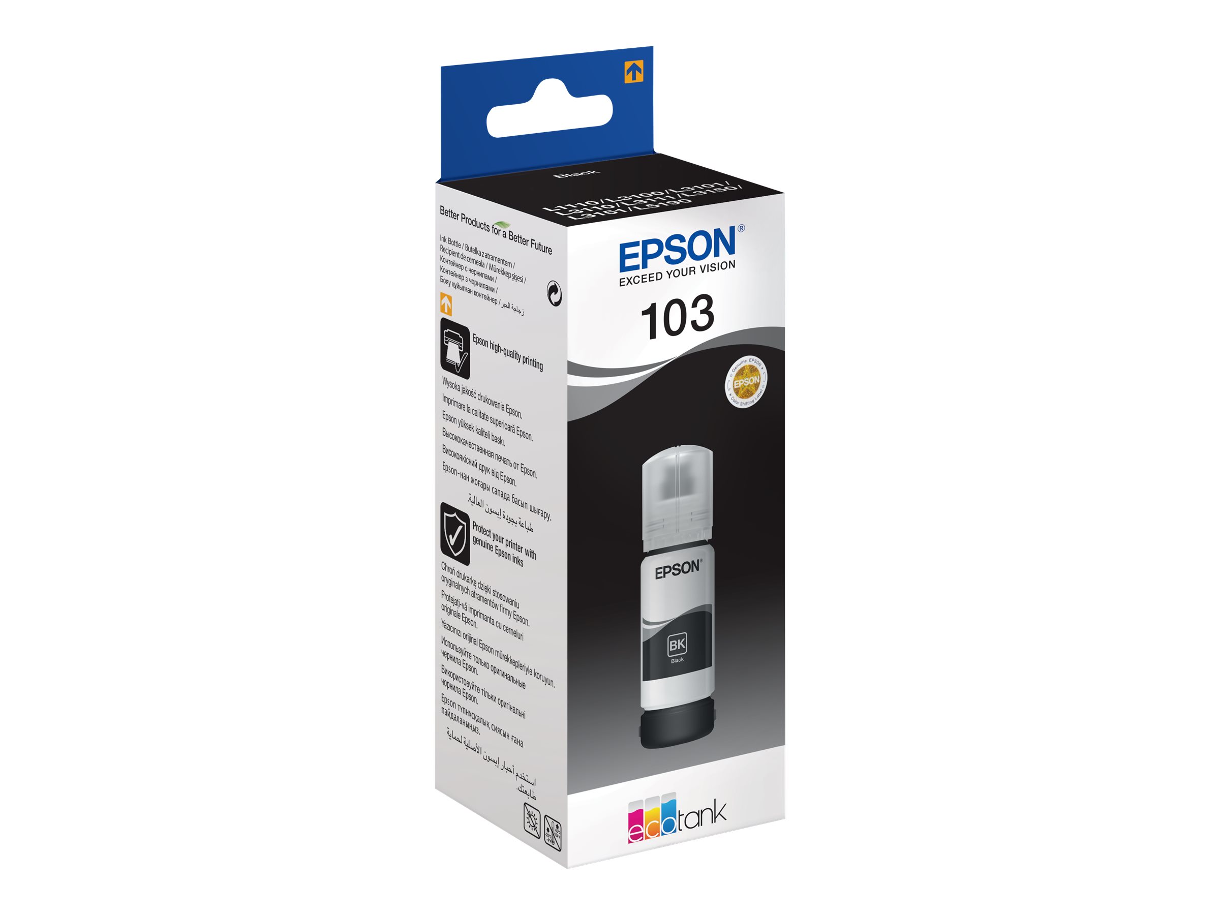 EPSON 103/T00S1 schwarz Tintenflasche EPSON 103/T00S1 schwarz Tintenflasche