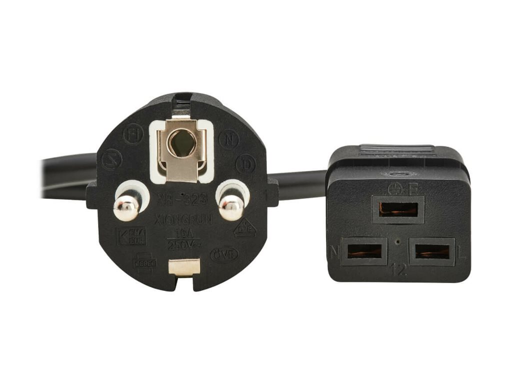 EATON TRIPPLITE Power cable Schuko to C19 H05VV-F 16A 2,5M