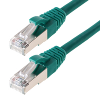 helos Patchkabel Cat 6 SFTP RJ45 grün 15m AWG277 LSZH GHMT
