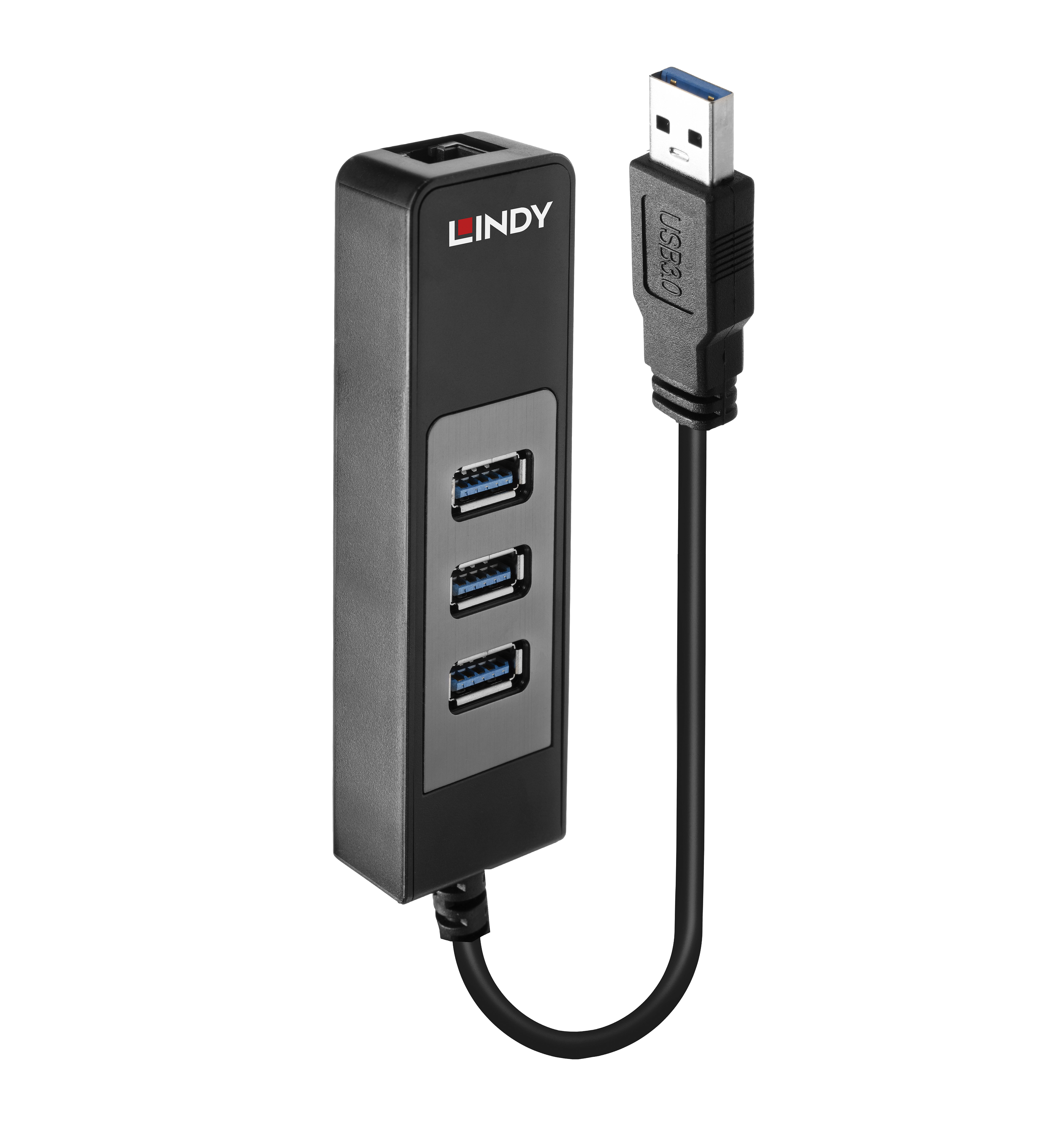 LINDY USB 3.1 Hub/Gigabit Ethernet Adapter bis zu 5Gbitps