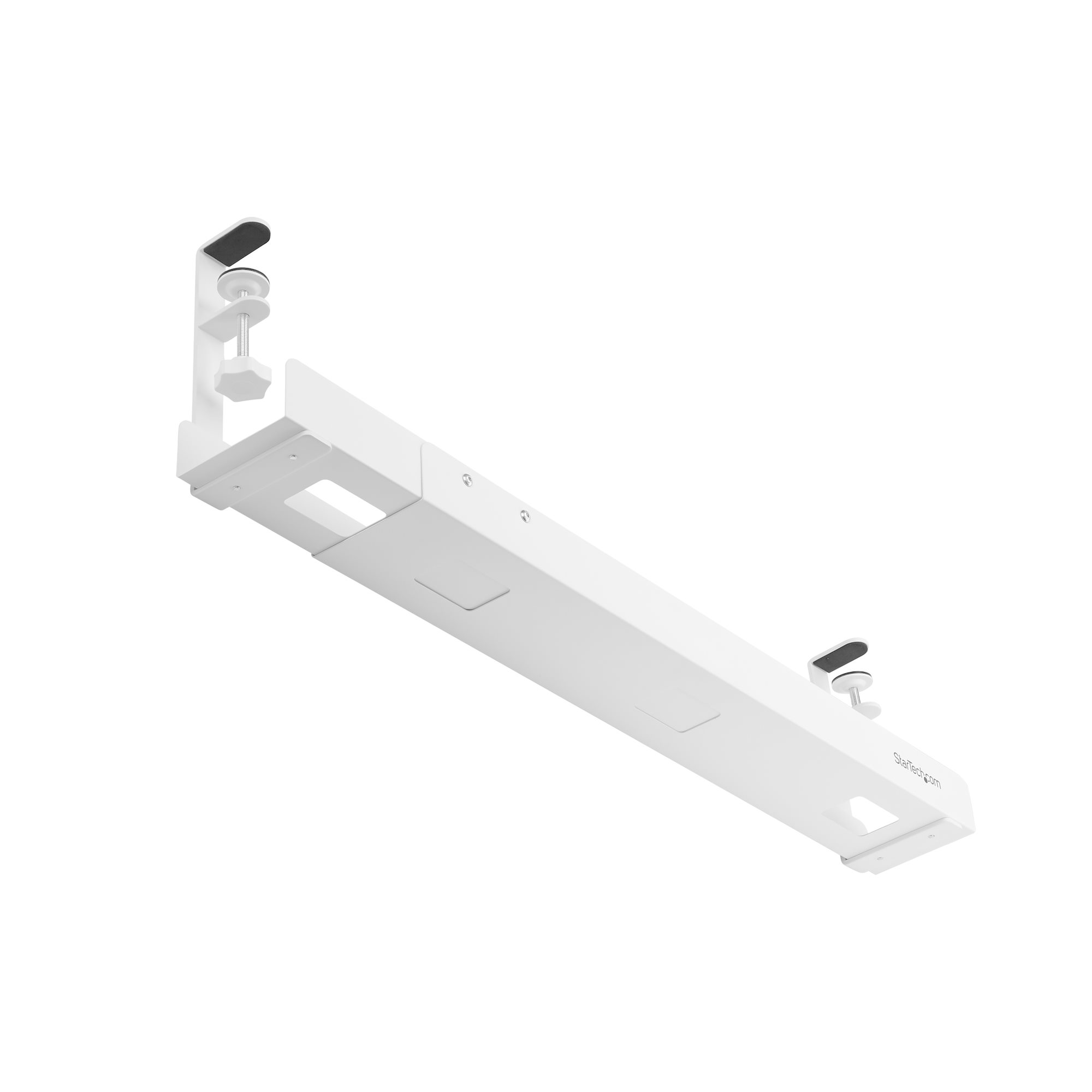 StarTech.com Under Desk Cable Management Tray Clamp-on