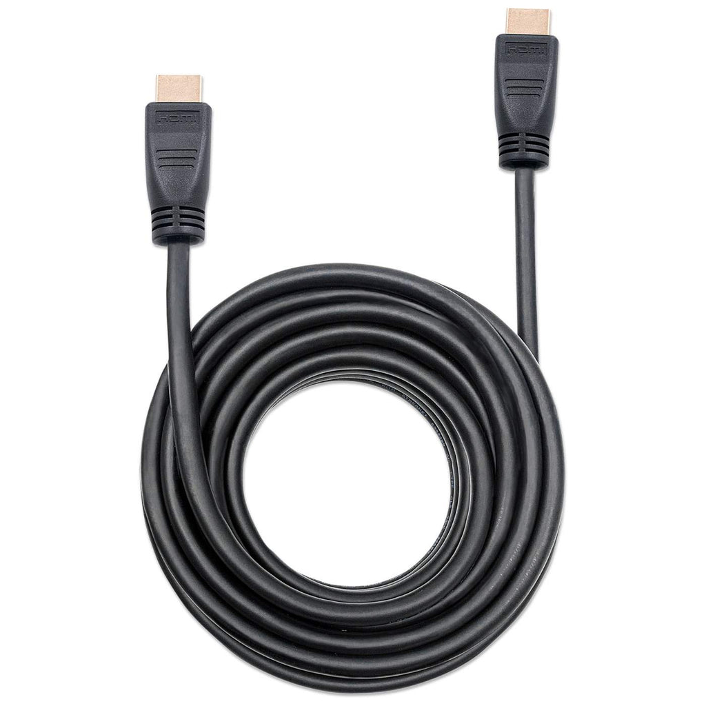 MANHATTAN HDMIKabel mit EthernetKanal CL3zertifiziert zur Wandinstallation HEC ARC 3D 4K60Hz SteckerStecker geschirmt schwarz 8m
