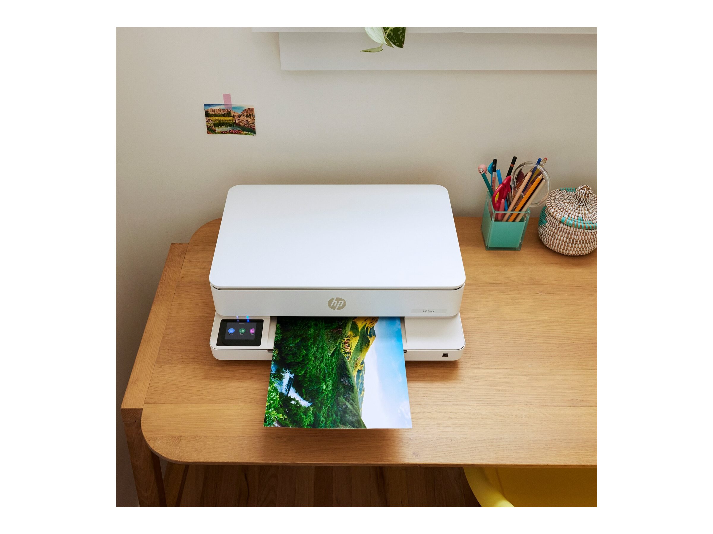 HP Envy 6120e All-in-One Color Inkjet 10/7ppm Print Scan Copy Printer HP Envy 6120e All-in-One Color Inkjet 10/7ppm Print Scan Copy Printer
