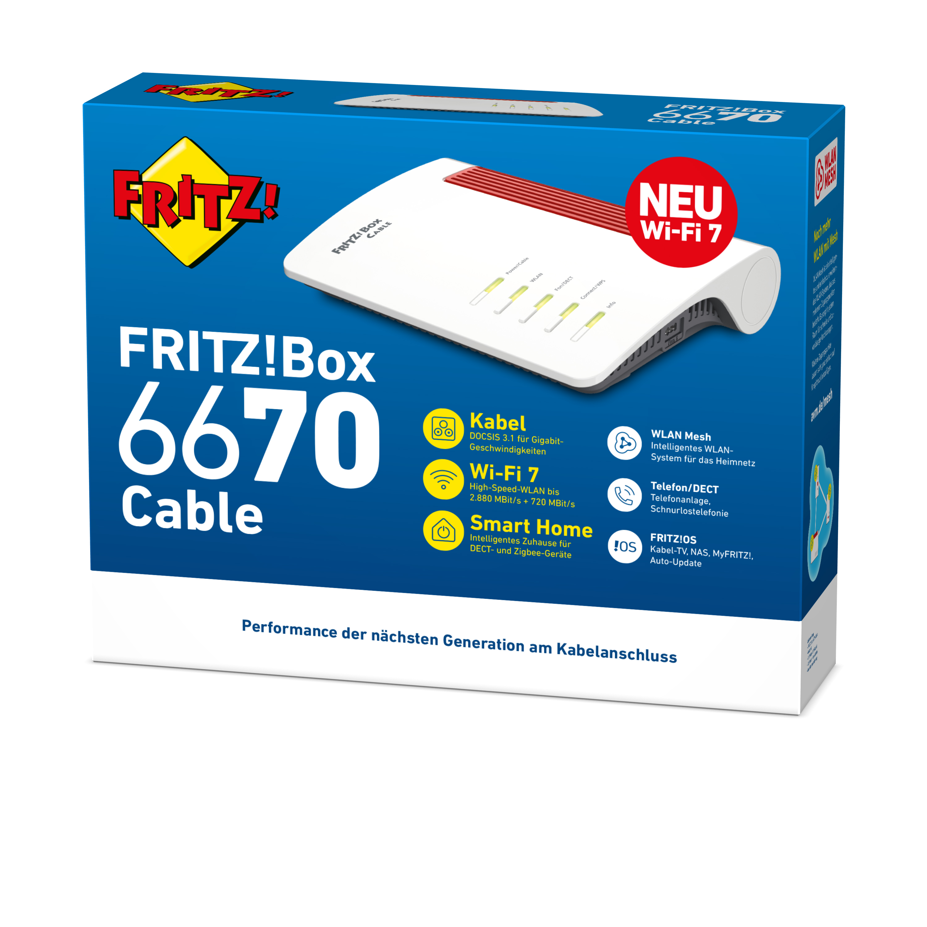 FRITZ Box 6670 Cable mit WiFi 7